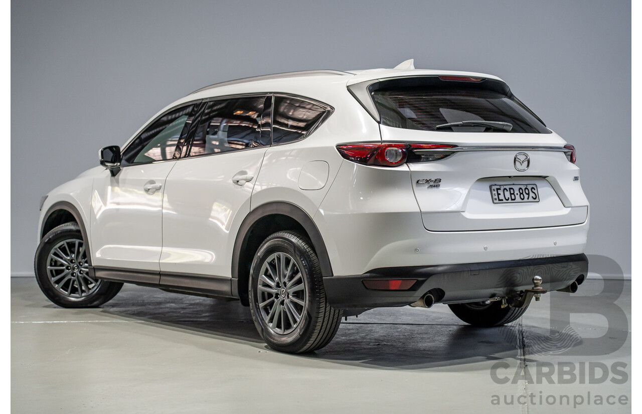 07/2019 Mazda Cx-8 Sport (AWD) KG B 4d Wagon White Turbo Diesel 2.2L