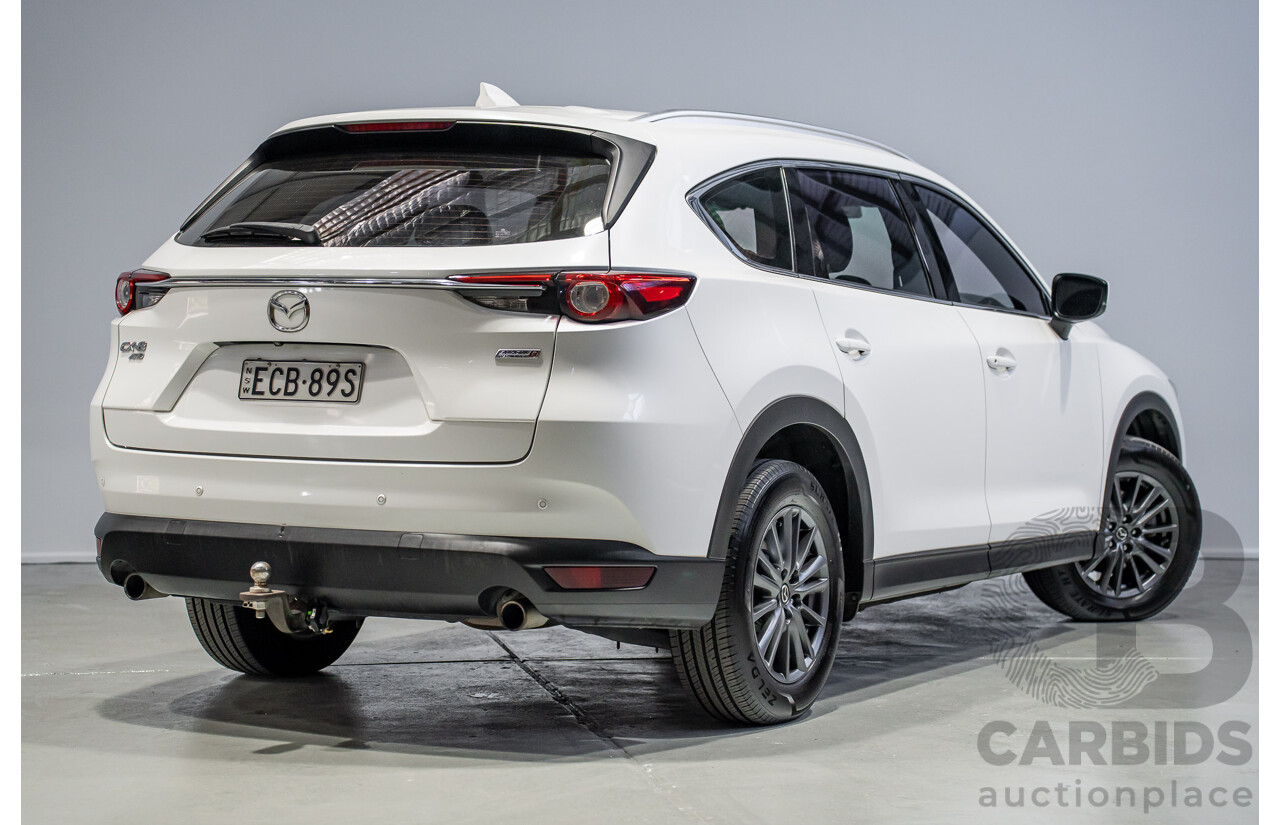 07/2019 Mazda Cx-8 Sport (AWD) KG B 4d Wagon White Turbo Diesel 2.2L
