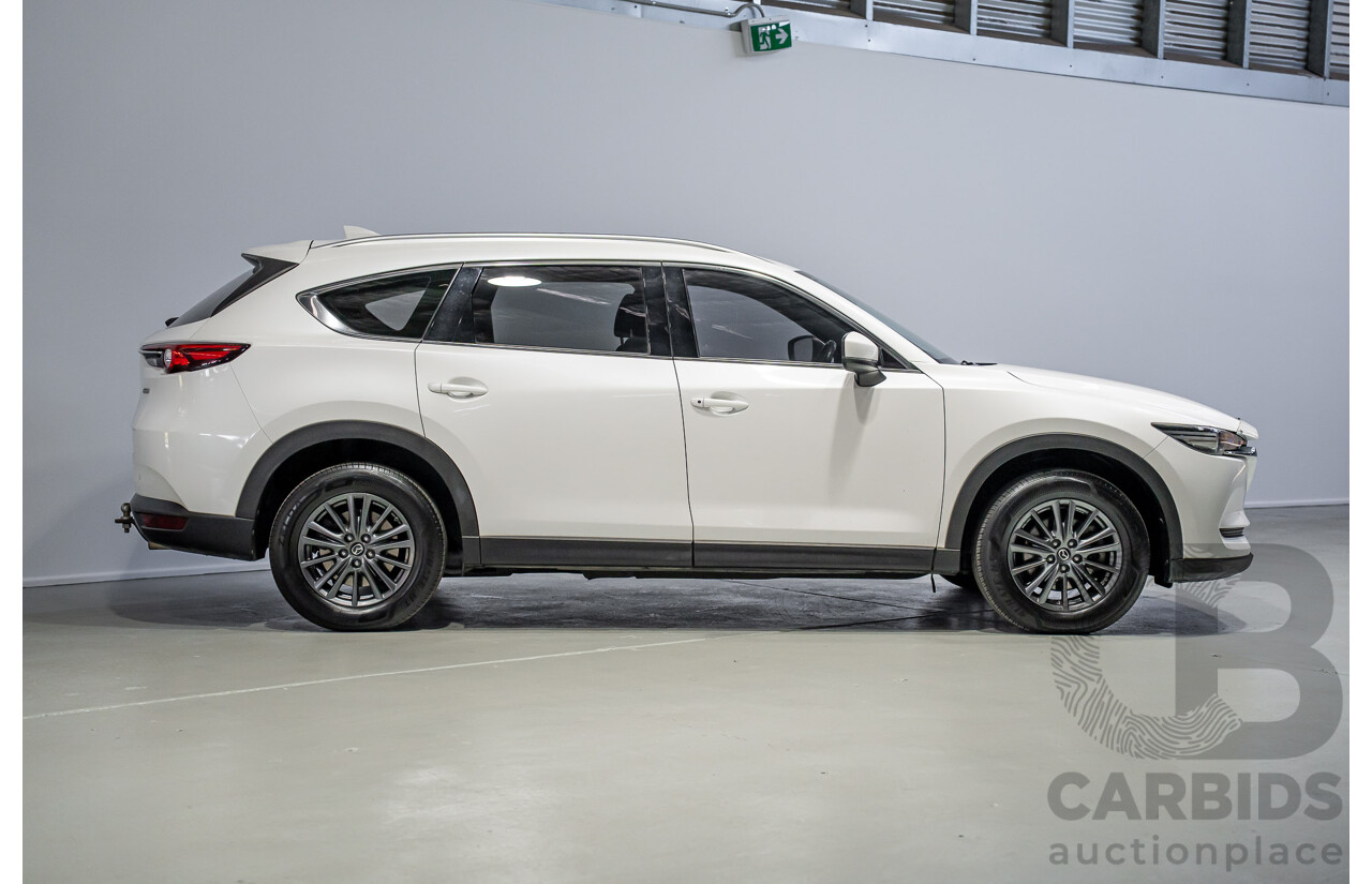 07/2019 Mazda Cx-8 Sport (AWD) KG B 4d Wagon White Turbo Diesel 2.2L