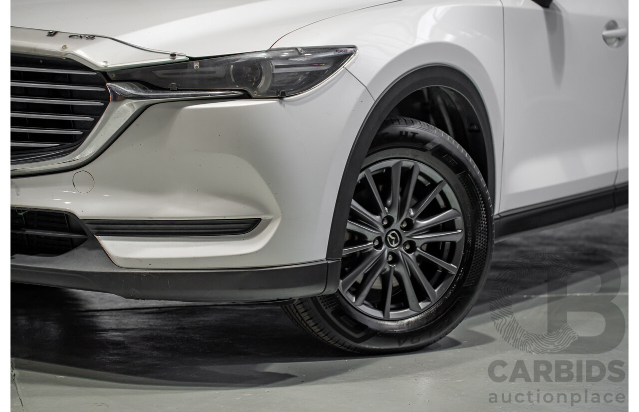 07/2019 Mazda Cx-8 Sport (AWD) KG B 4d Wagon White Turbo Diesel 2.2L
