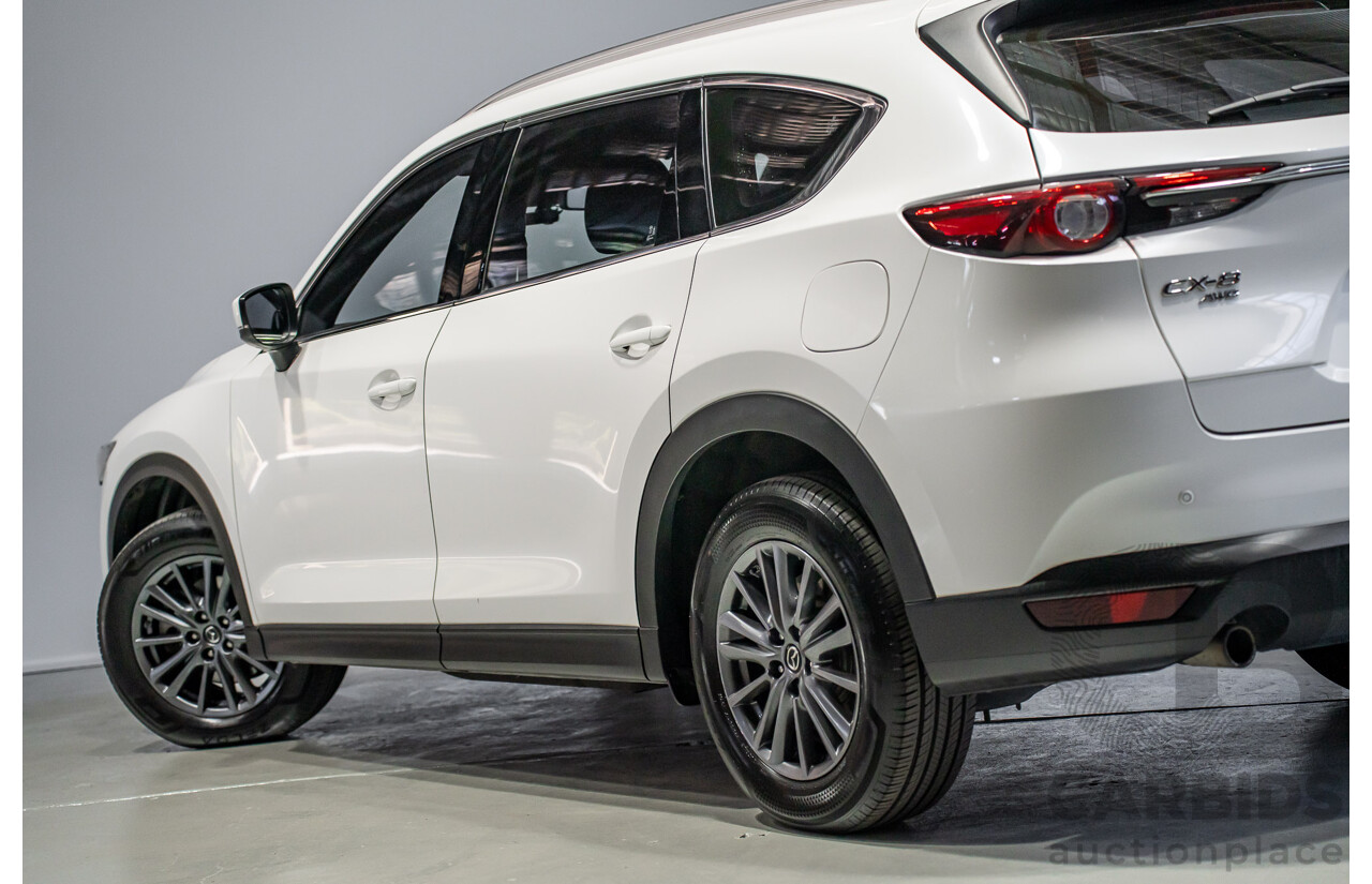 07/2019 Mazda Cx-8 Sport (AWD) KG B 4d Wagon White Turbo Diesel 2.2L
