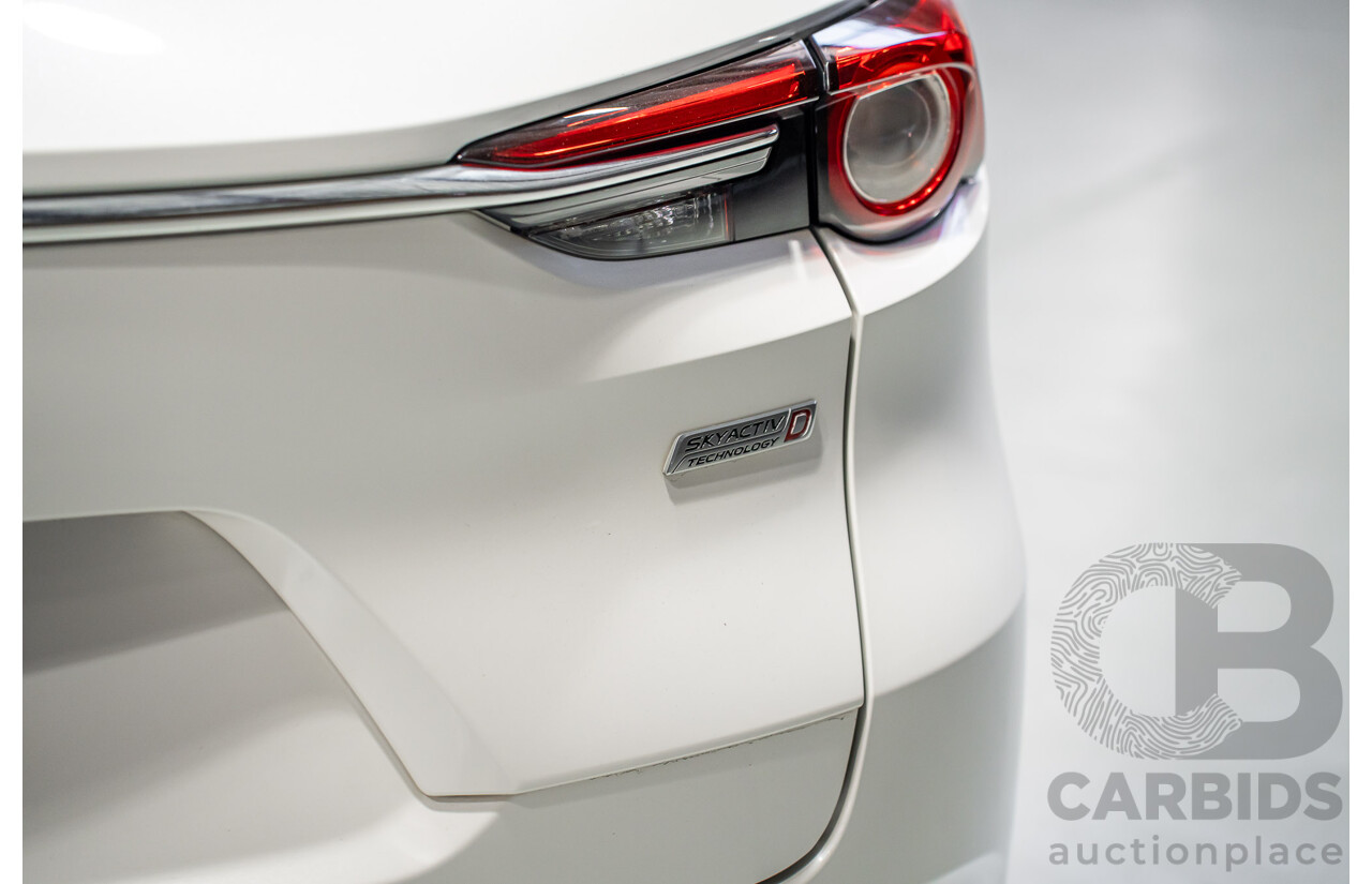 07/2019 Mazda Cx-8 Sport (AWD) KG B 4d Wagon White Turbo Diesel 2.2L
