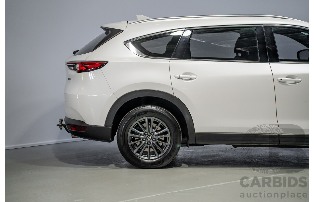 07/2019 Mazda Cx-8 Sport (AWD) KG B 4d Wagon White Turbo Diesel 2.2L