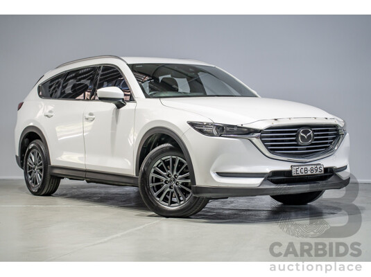 07/2019 Mazda Cx-8 Sport (AWD) KG B 4d Wagon White Turbo Diesel 2.2L