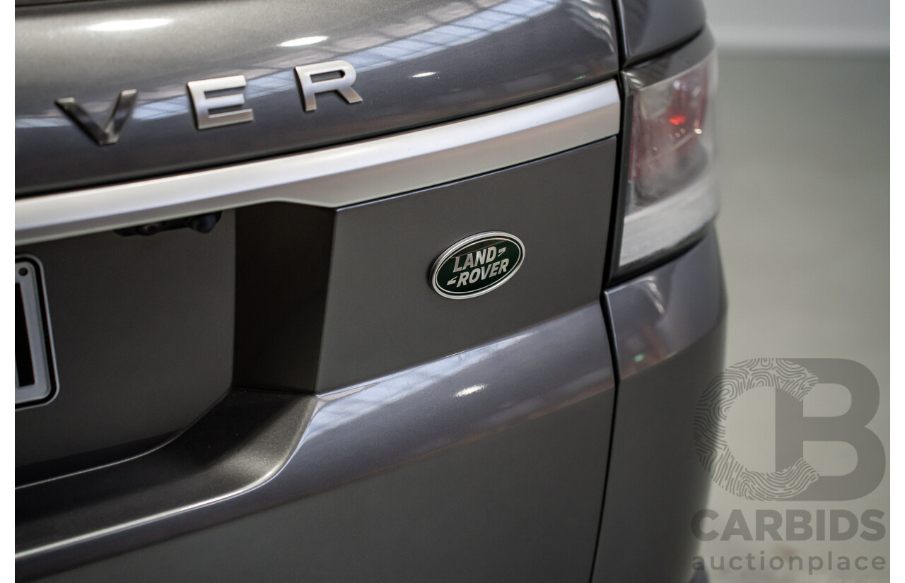 06/2016 Land Rover Range Rover Sport SDV6 HSE (AWD) L494 MY20 4d Wagon Corris Grey Metallic Turbo Diesel 3.0L