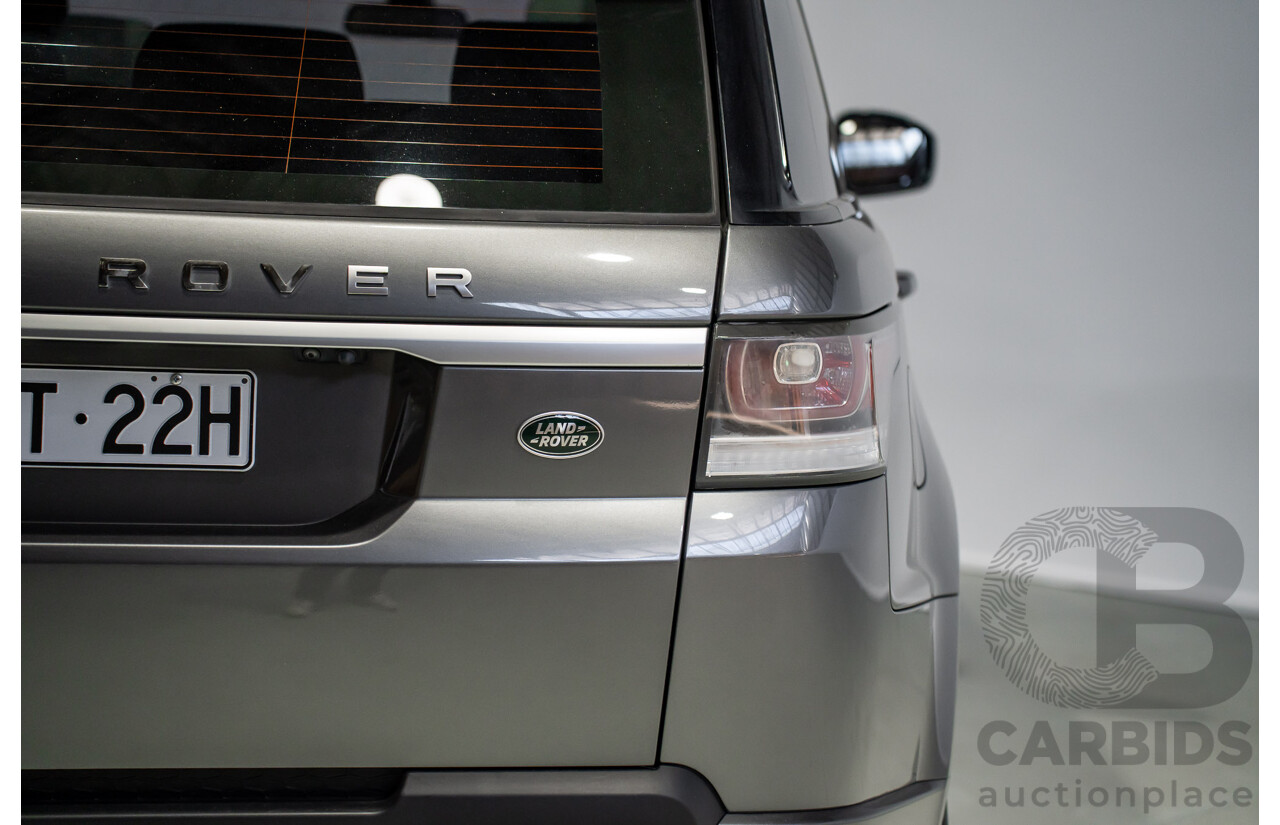 06/2016 Land Rover Range Rover Sport SDV6 HSE (AWD) L494 MY20 4d Wagon Corris Grey Metallic Turbo Diesel 3.0L