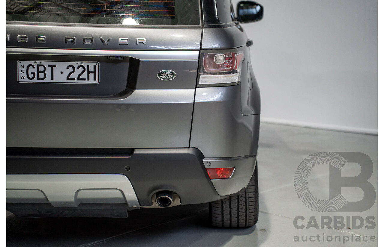 06/2016 Land Rover Range Rover Sport SDV6 HSE (AWD) L494 MY20 4d Wagon Corris Grey Metallic Turbo Diesel 3.0L
