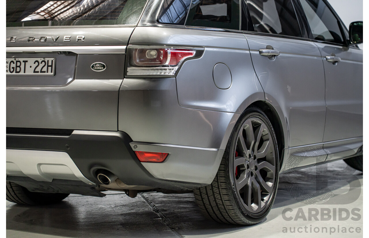 06/2016 Land Rover Range Rover Sport SDV6 HSE (AWD) L494 MY20 4d Wagon Corris Grey Metallic Turbo Diesel 3.0L