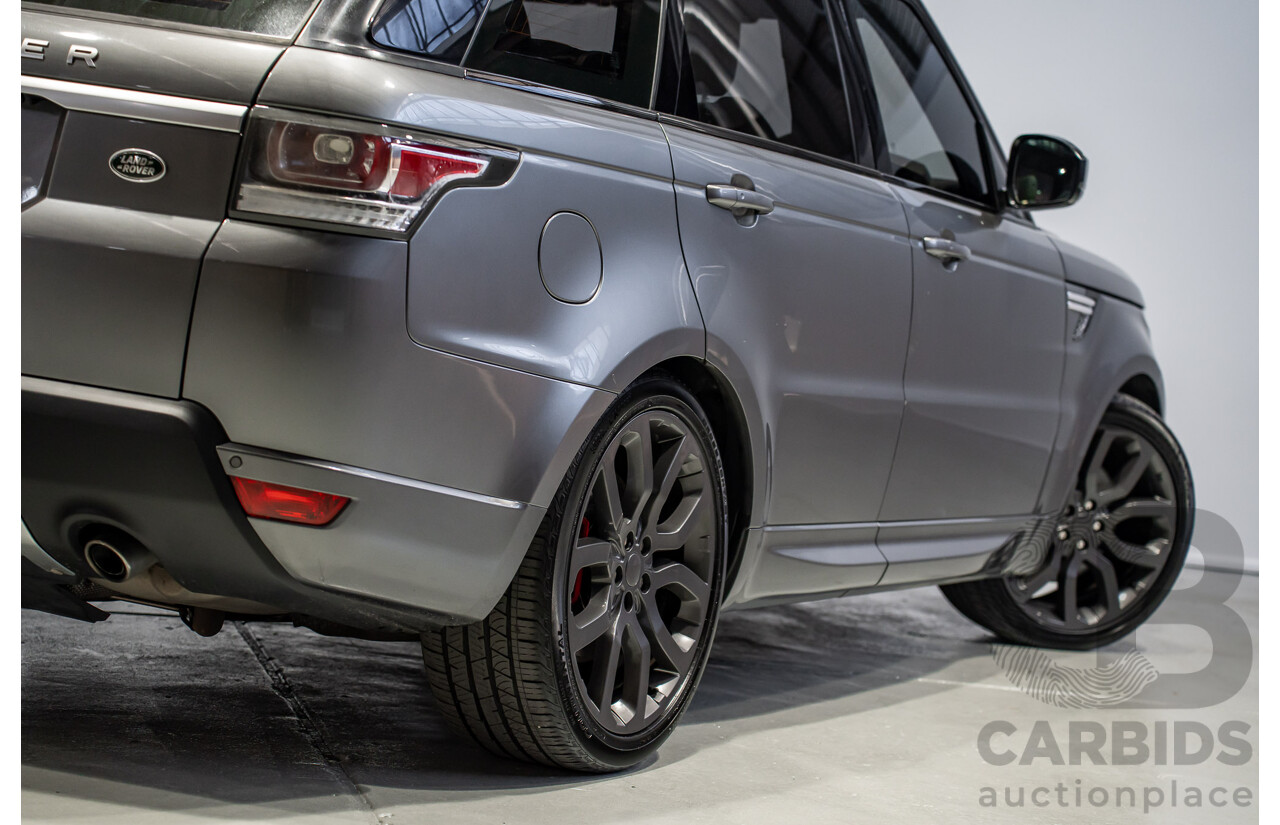 06/2016 Land Rover Range Rover Sport SDV6 HSE (AWD) L494 MY20 4d Wagon Corris Grey Metallic Turbo Diesel 3.0L