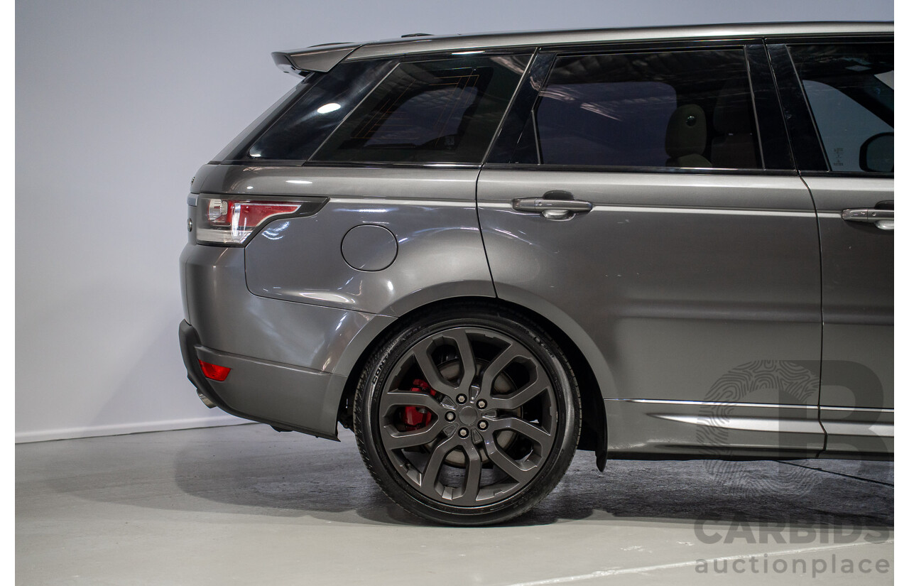 06/2016 Land Rover Range Rover Sport SDV6 HSE (AWD) L494 MY20 4d Wagon Corris Grey Metallic Turbo Diesel 3.0L