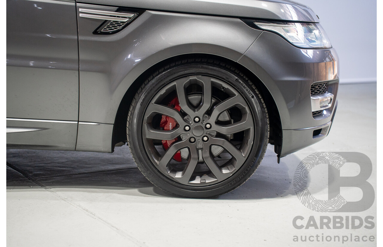 06/2016 Land Rover Range Rover Sport SDV6 HSE (AWD) L494 MY20 4d Wagon Corris Grey Metallic Turbo Diesel 3.0L