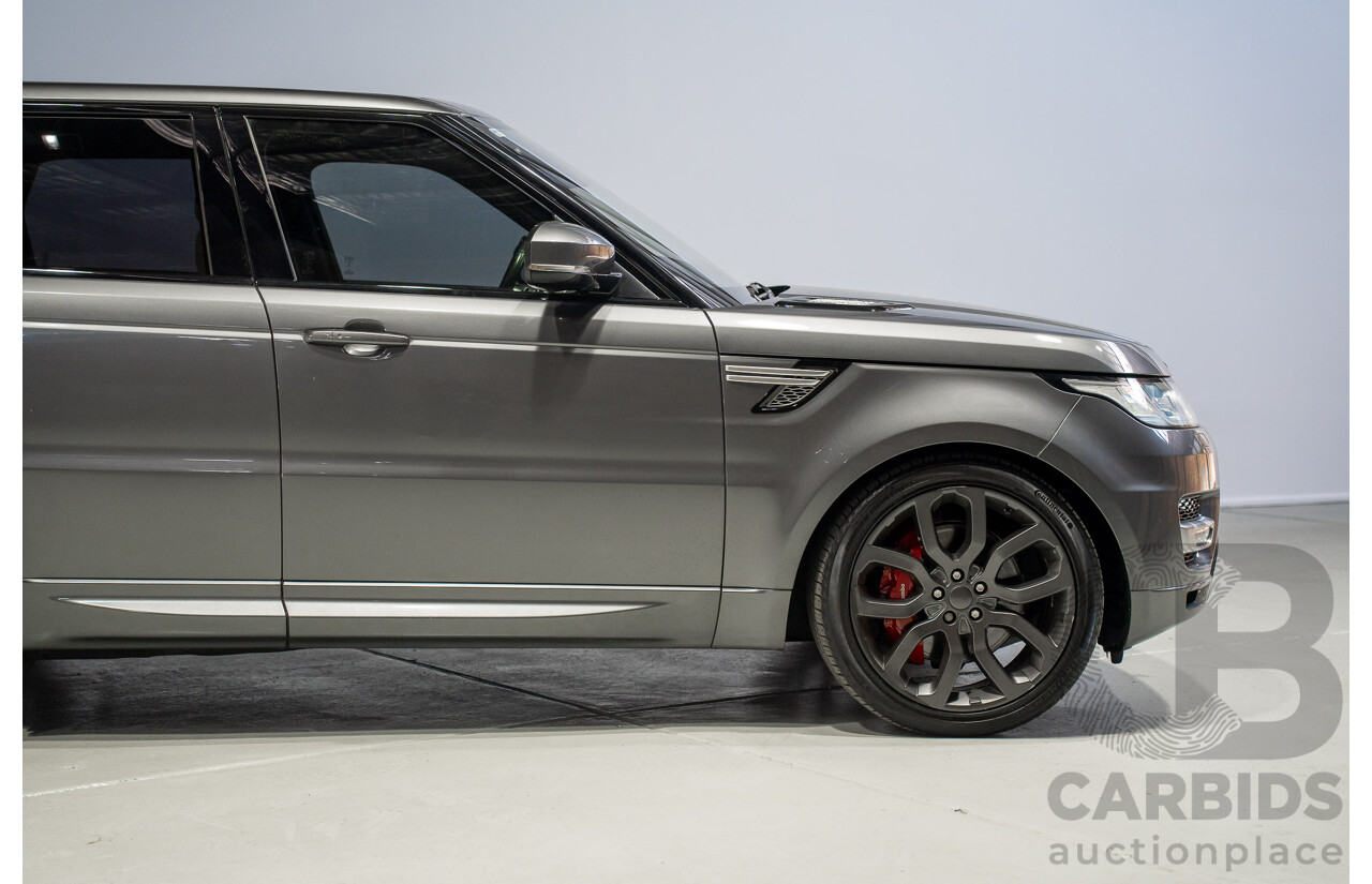 06/2016 Land Rover Range Rover Sport SDV6 HSE (AWD) L494 MY20 4d Wagon Corris Grey Metallic Turbo Diesel 3.0L