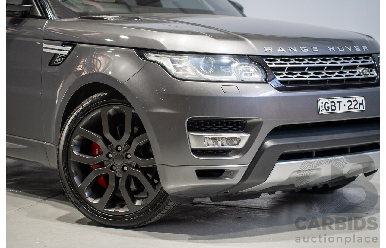 06/2016 Land Rover Range Rover Sport SDV6 HSE (AWD) L494 MY20 4d Wagon Corris Grey Metallic Turbo Diesel 3.0L