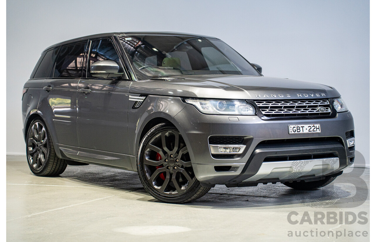 06/2016 Land Rover Range Rover Sport SDV6 HSE (AWD) L494 MY20 4d Wagon Corris Grey Metallic Turbo Diesel 3.0L
