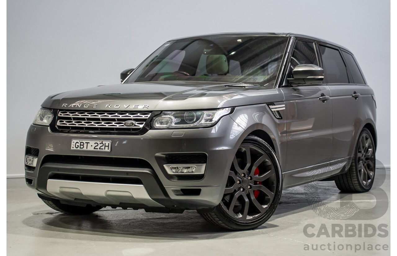 06/2016 Land Rover Range Rover Sport SDV6 HSE (AWD) L494 MY20 4d Wagon Corris Grey Metallic Turbo Diesel 3.0L