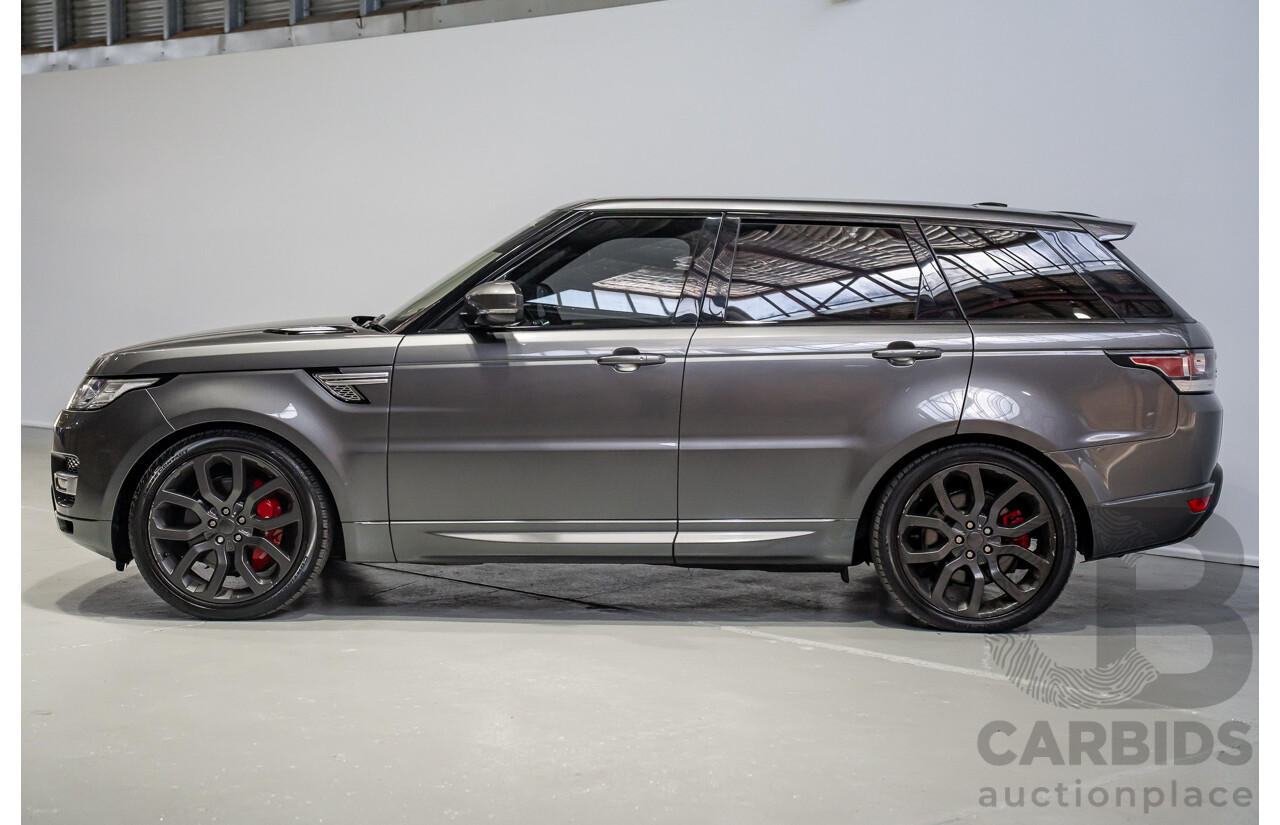 06/2016 Land Rover Range Rover Sport SDV6 HSE (AWD) L494 MY20 4d Wagon Corris Grey Metallic Turbo Diesel 3.0L