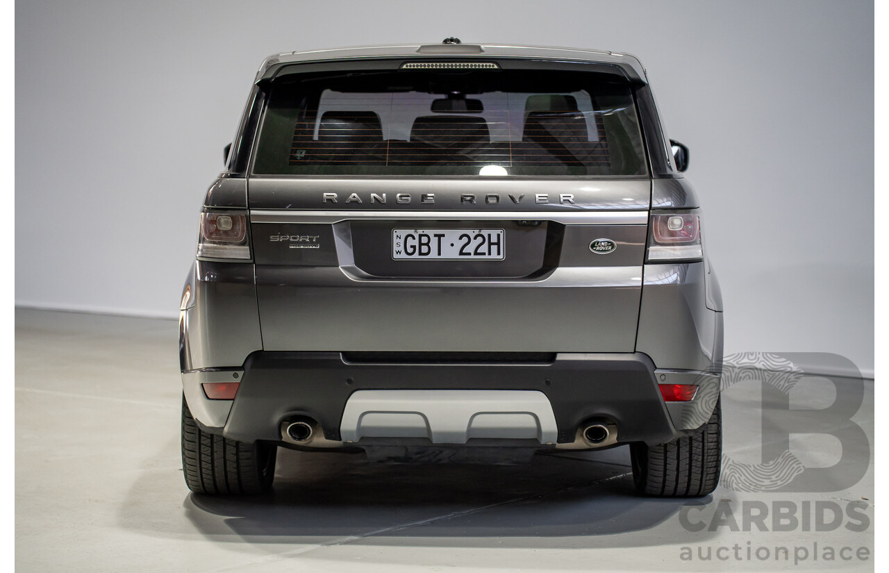06/2016 Land Rover Range Rover Sport SDV6 HSE (AWD) L494 MY20 4d Wagon Corris Grey Metallic Turbo Diesel 3.0L