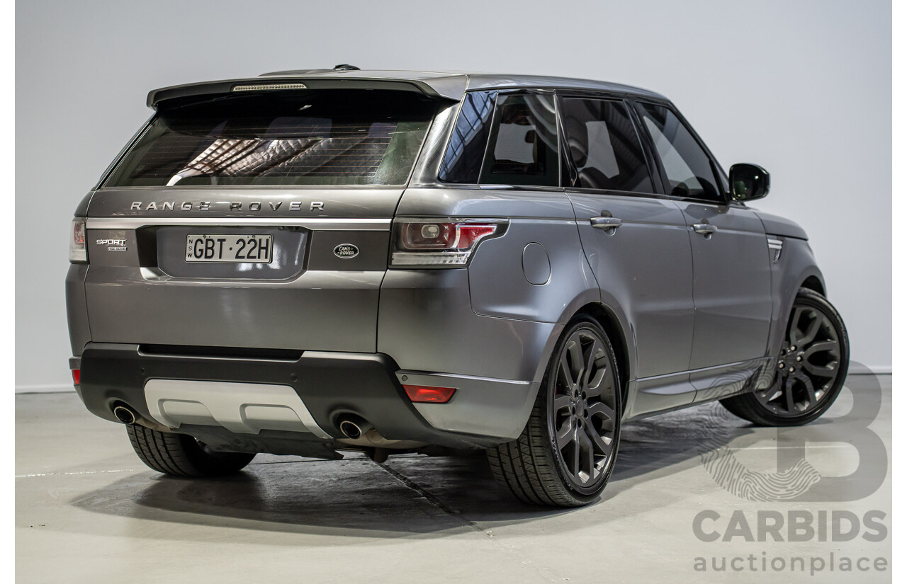 06/2016 Land Rover Range Rover Sport SDV6 HSE (AWD) L494 MY20 4d Wagon Corris Grey Metallic Turbo Diesel 3.0L