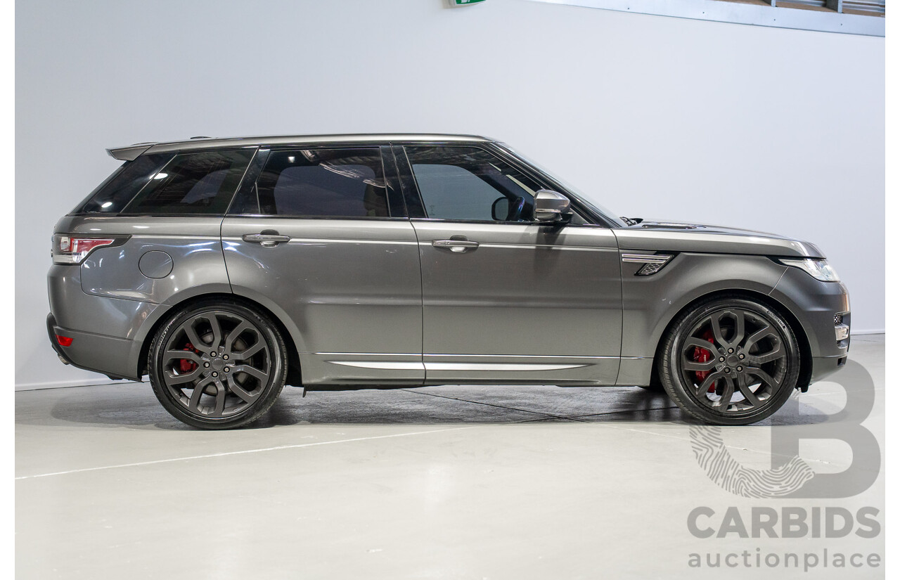 06/2016 Land Rover Range Rover Sport SDV6 HSE (AWD) L494 MY20 4d Wagon Corris Grey Metallic Turbo Diesel 3.0L
