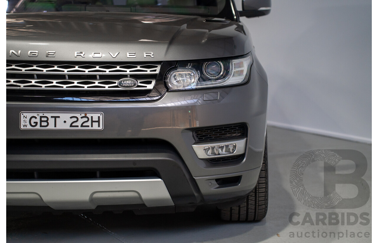 06/2016 Land Rover Range Rover Sport SDV6 HSE (AWD) L494 MY20 4d Wagon Corris Grey Metallic Turbo Diesel 3.0L