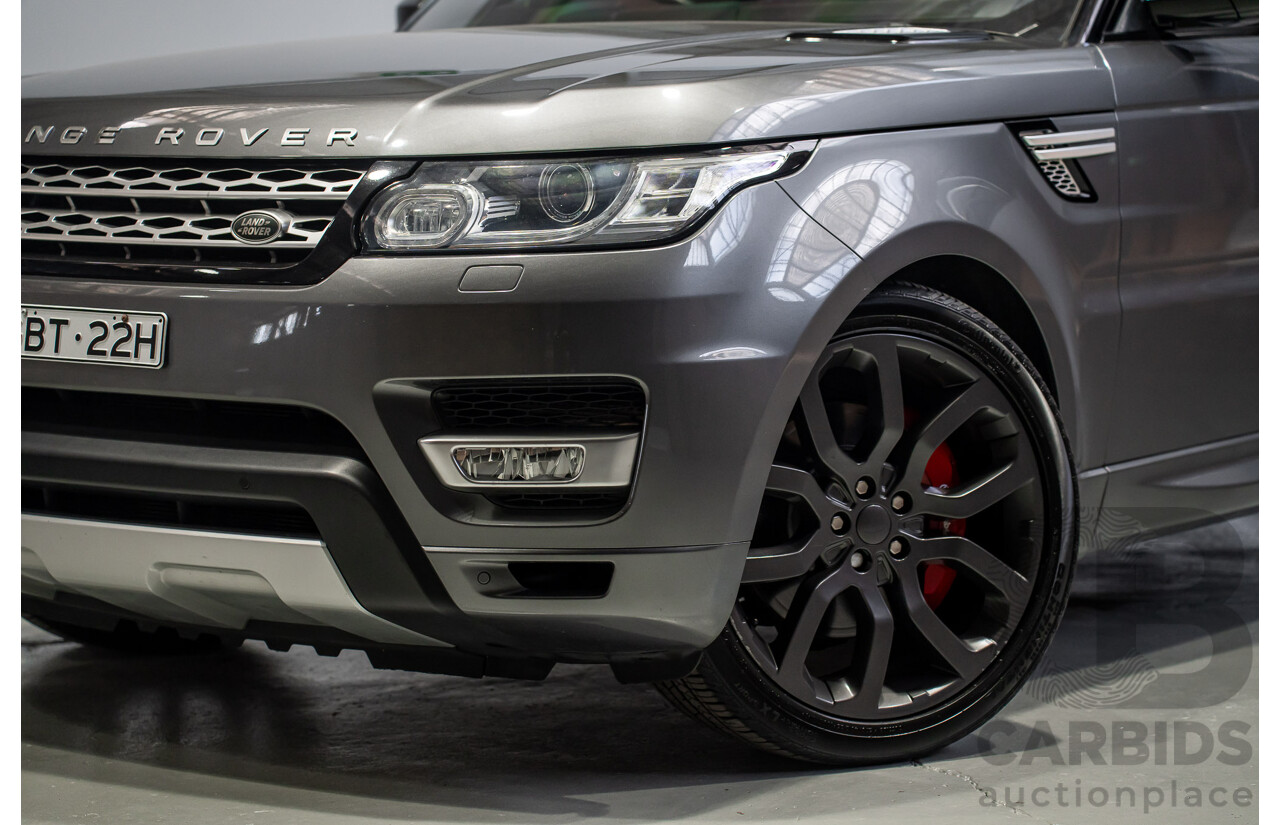06/2016 Land Rover Range Rover Sport SDV6 HSE (AWD) L494 MY20 4d Wagon Corris Grey Metallic Turbo Diesel 3.0L