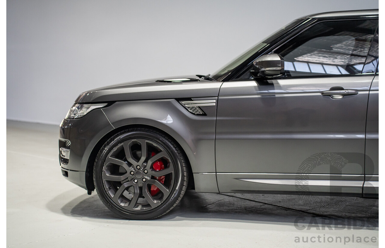 06/2016 Land Rover Range Rover Sport SDV6 HSE (AWD) L494 MY20 4d Wagon Corris Grey Metallic Turbo Diesel 3.0L