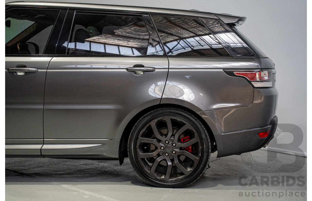06/2016 Land Rover Range Rover Sport SDV6 HSE (AWD) L494 MY20 4d Wagon Corris Grey Metallic Turbo Diesel 3.0L