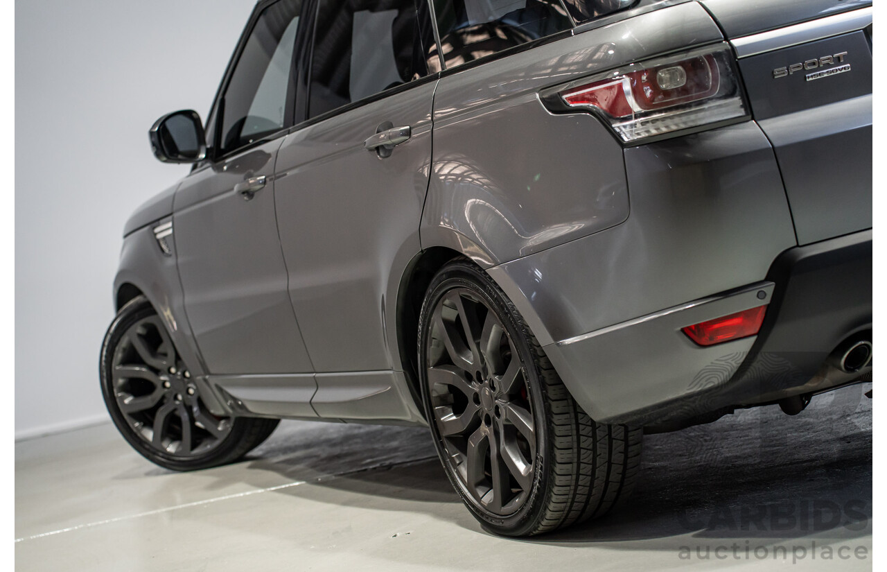 06/2016 Land Rover Range Rover Sport SDV6 HSE (AWD) L494 MY20 4d Wagon Corris Grey Metallic Turbo Diesel 3.0L