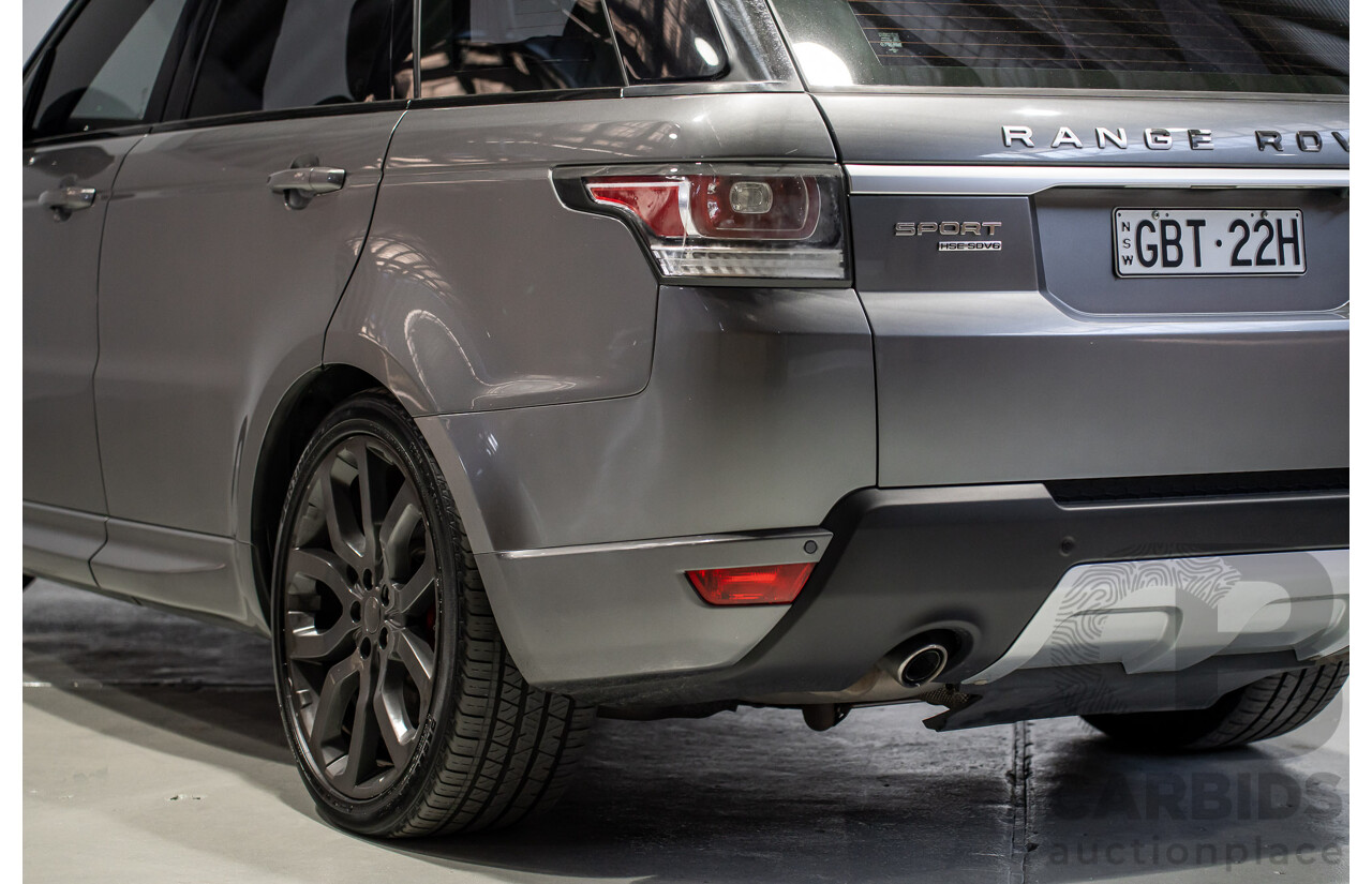 06/2016 Land Rover Range Rover Sport SDV6 HSE (AWD) L494 MY20 4d Wagon Corris Grey Metallic Turbo Diesel 3.0L
