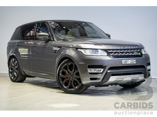 06/2016 Land Rover Range Rover Sport SDV6 HSE (AWD) L494 MY20 4d Wagon Corris Grey Metallic Turbo Diesel 3.0L