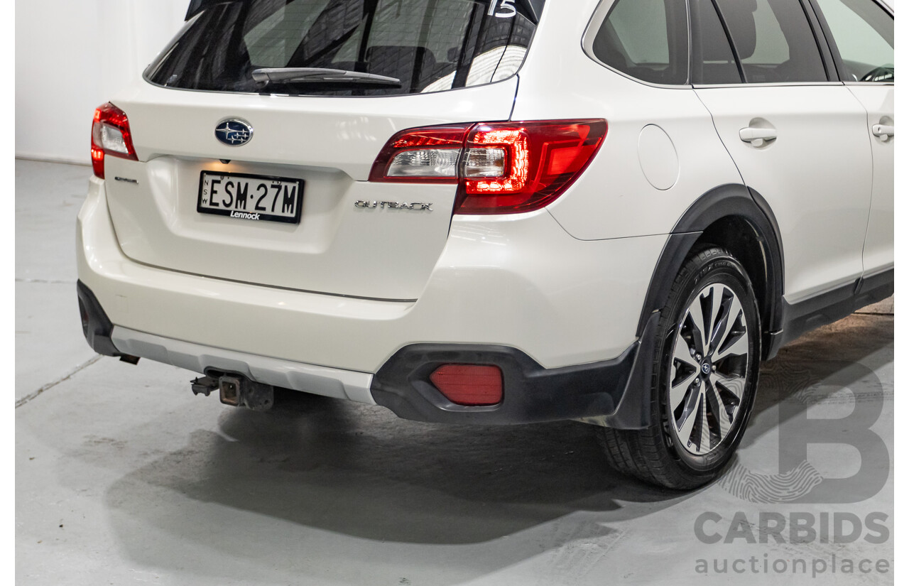 10/2015 Subaru Outback 2.5i Premium (AWD) MY15 4d Wagon Crystal White Pearl 2.5L