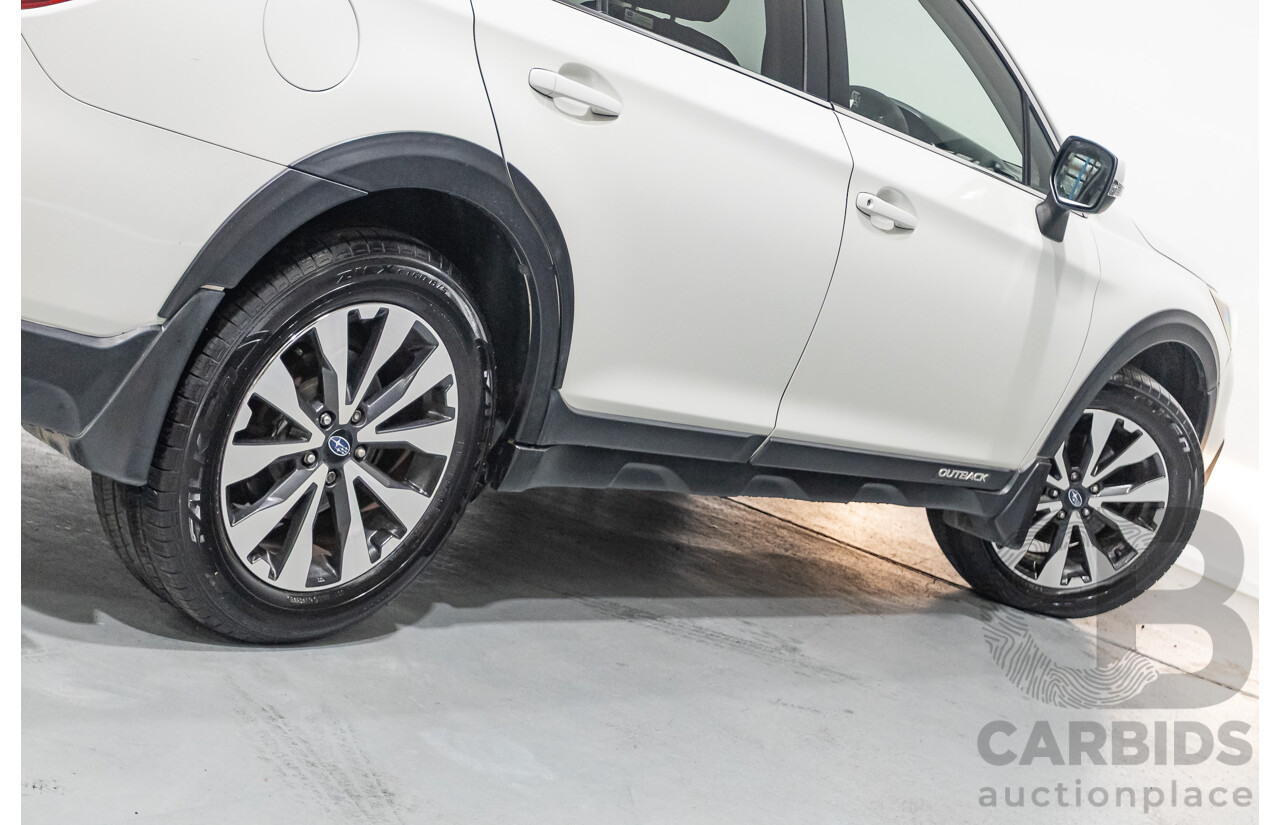 10/2015 Subaru Outback 2.5i Premium (AWD) MY15 4d Wagon Crystal White Pearl 2.5L