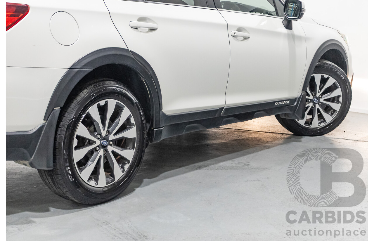 10/2015 Subaru Outback 2.5i Premium (AWD) MY15 4d Wagon Crystal White Pearl 2.5L