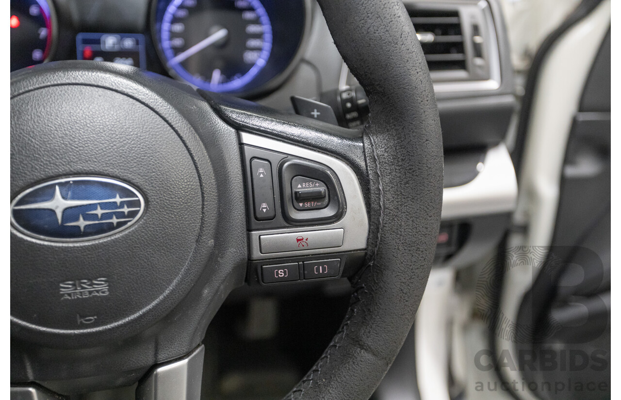 10/2015 Subaru Outback 2.5i Premium (AWD) MY15 4d Wagon Crystal White Pearl 2.5L