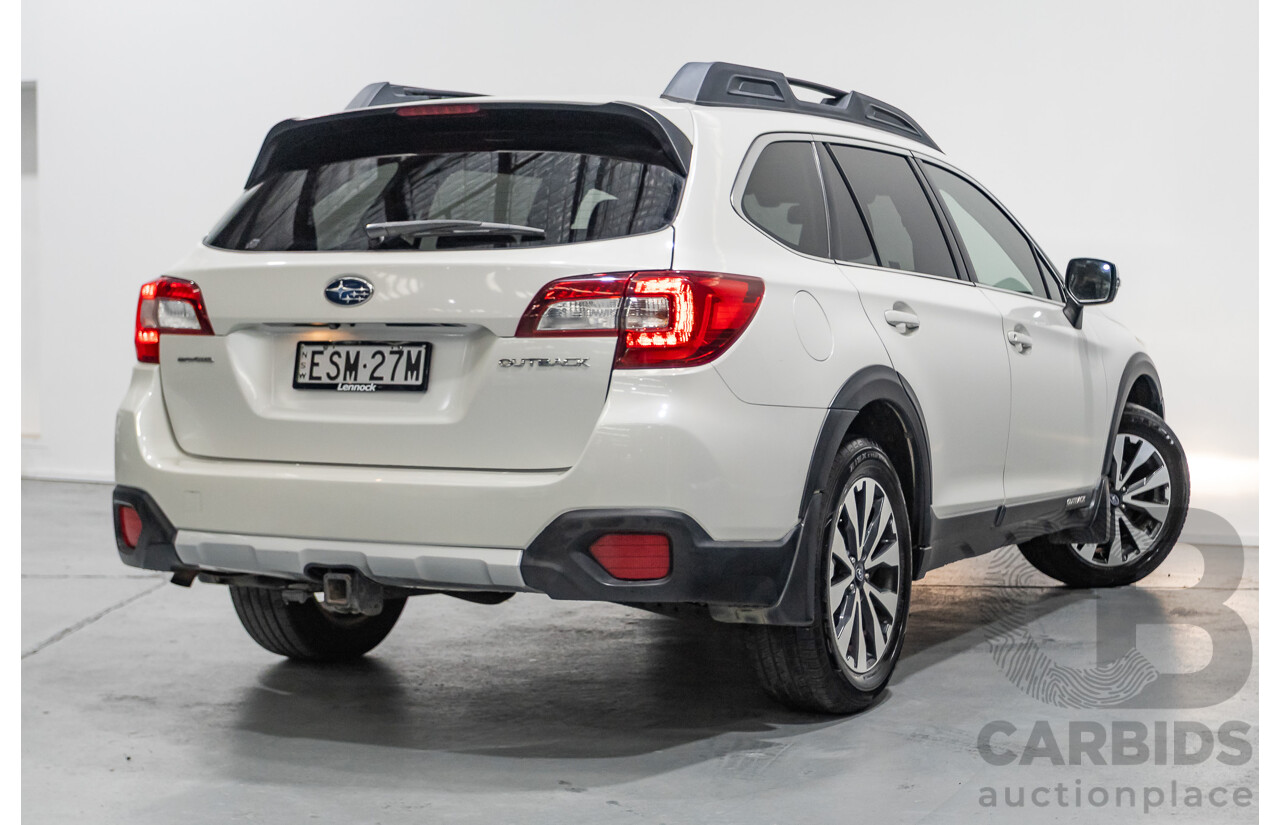 10/2015 Subaru Outback 2.5i Premium (AWD) MY15 4d Wagon Crystal White Pearl 2.5L