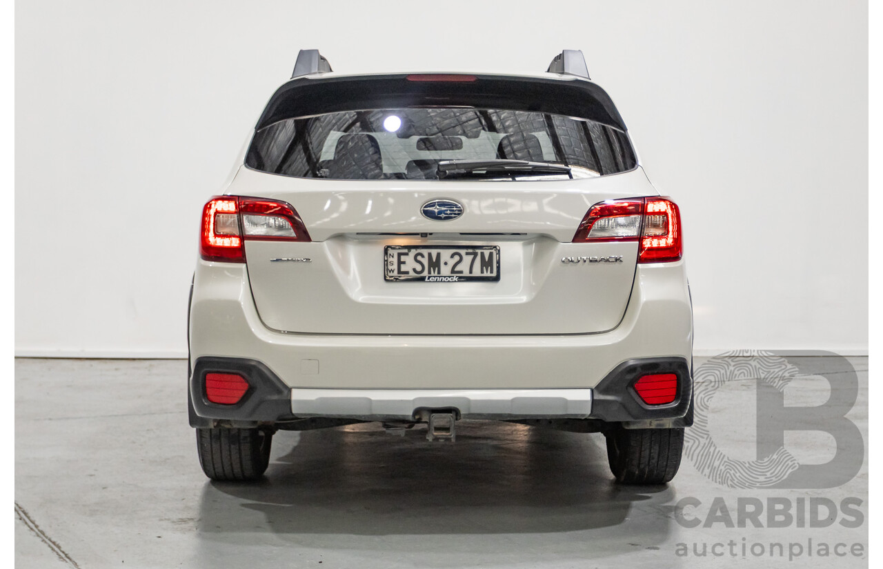 10/2015 Subaru Outback 2.5i Premium (AWD) MY15 4d Wagon Crystal White Pearl 2.5L