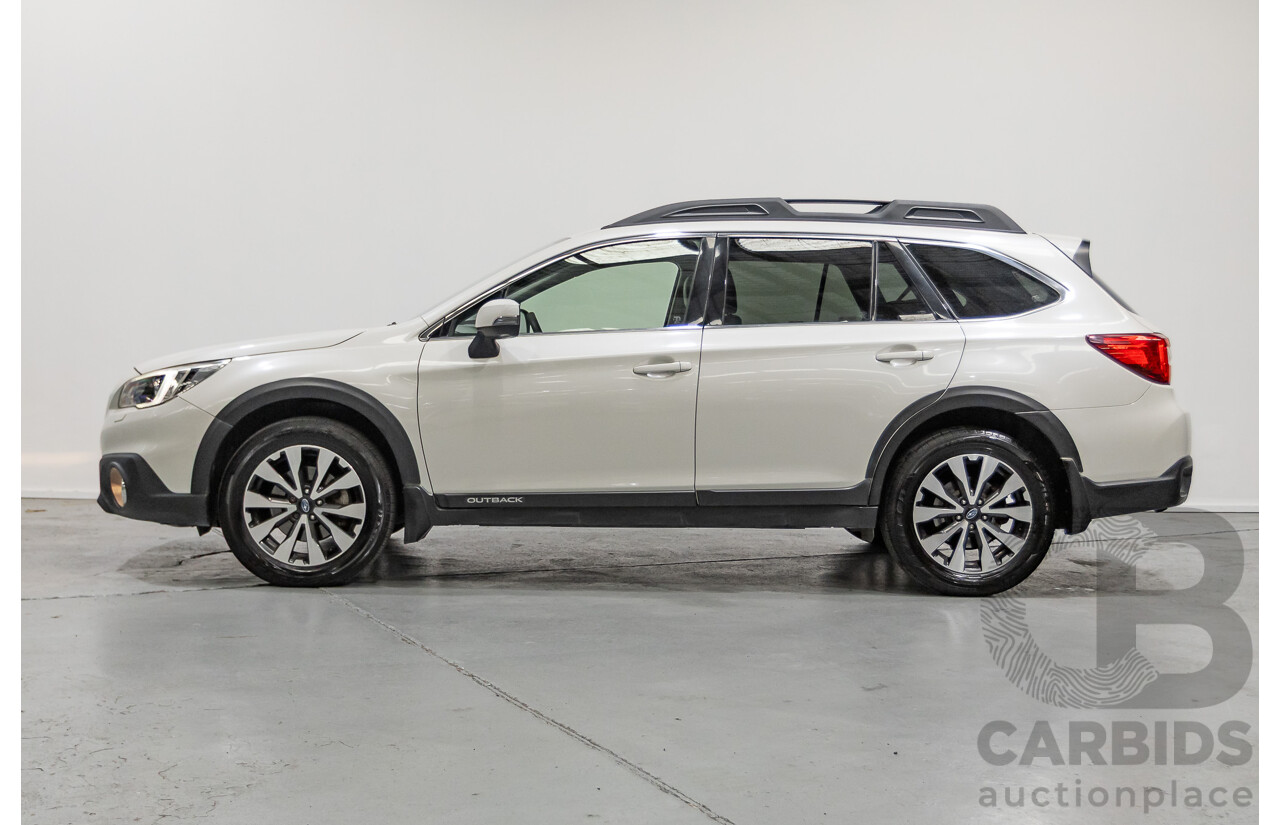 10/2015 Subaru Outback 2.5i Premium (AWD) MY15 4d Wagon Crystal White Pearl 2.5L