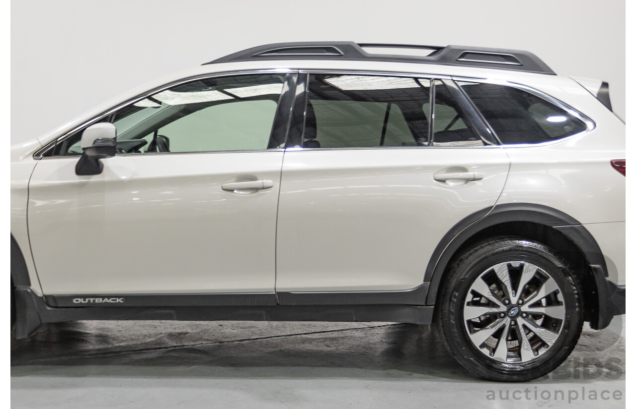 10/2015 Subaru Outback 2.5i Premium (AWD) MY15 4d Wagon Crystal White Pearl 2.5L