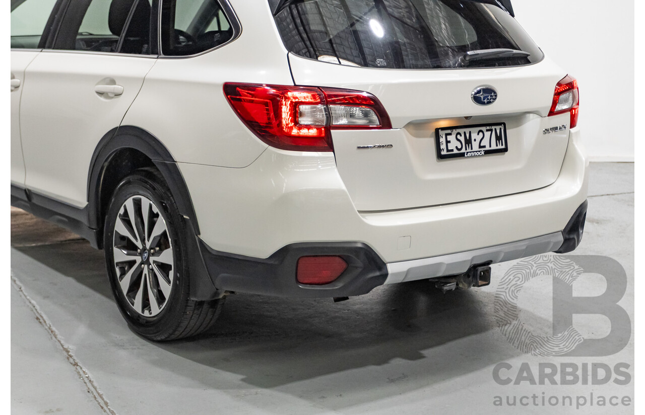 10/2015 Subaru Outback 2.5i Premium (AWD) MY15 4d Wagon Crystal White Pearl 2.5L