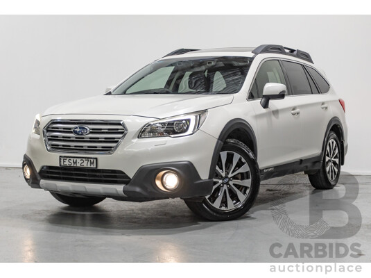 10/2015 Subaru Outback 2.5i Premium (AWD) MY15 4d Wagon Crystal White Pearl 2.5L
