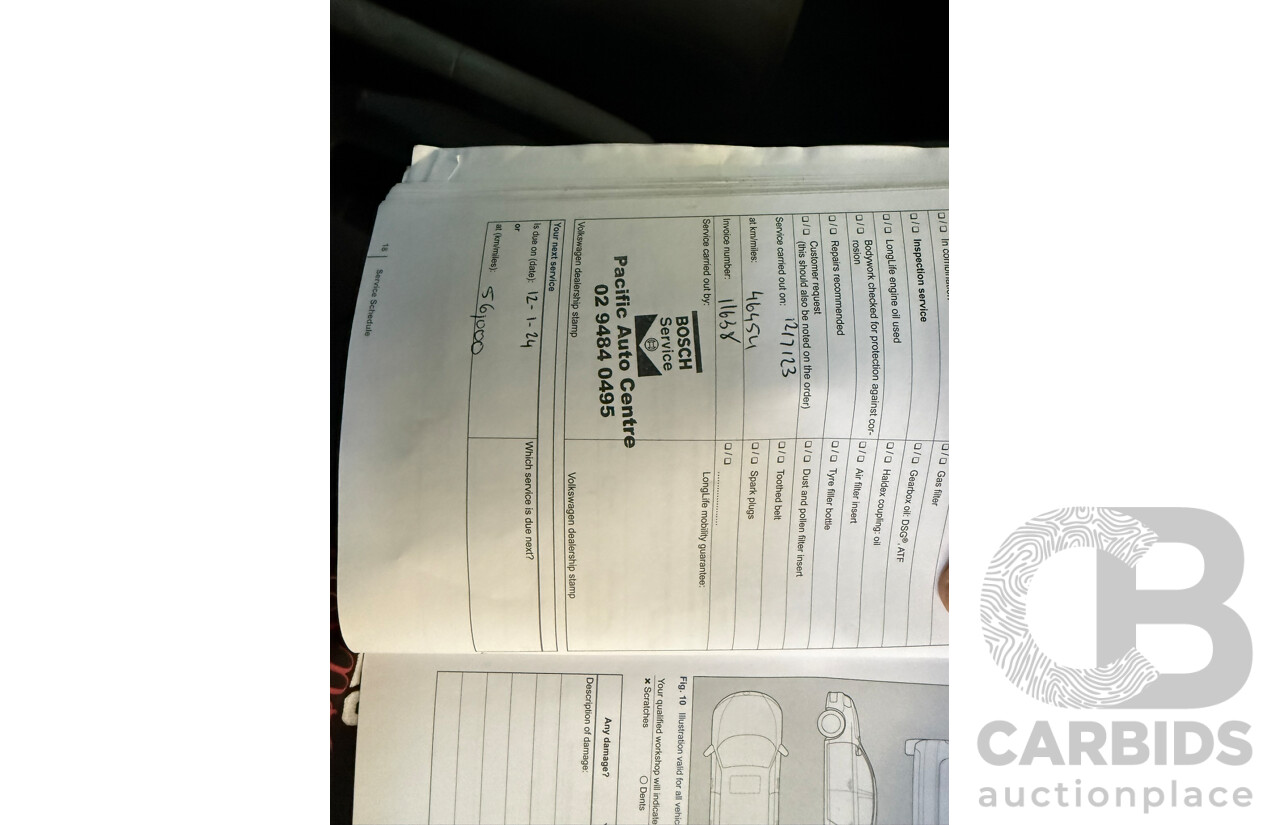 08/2012 Volkswagen Golf 77 TSI 1K MY13 5D Hatchback Grey Turbo 1.2L