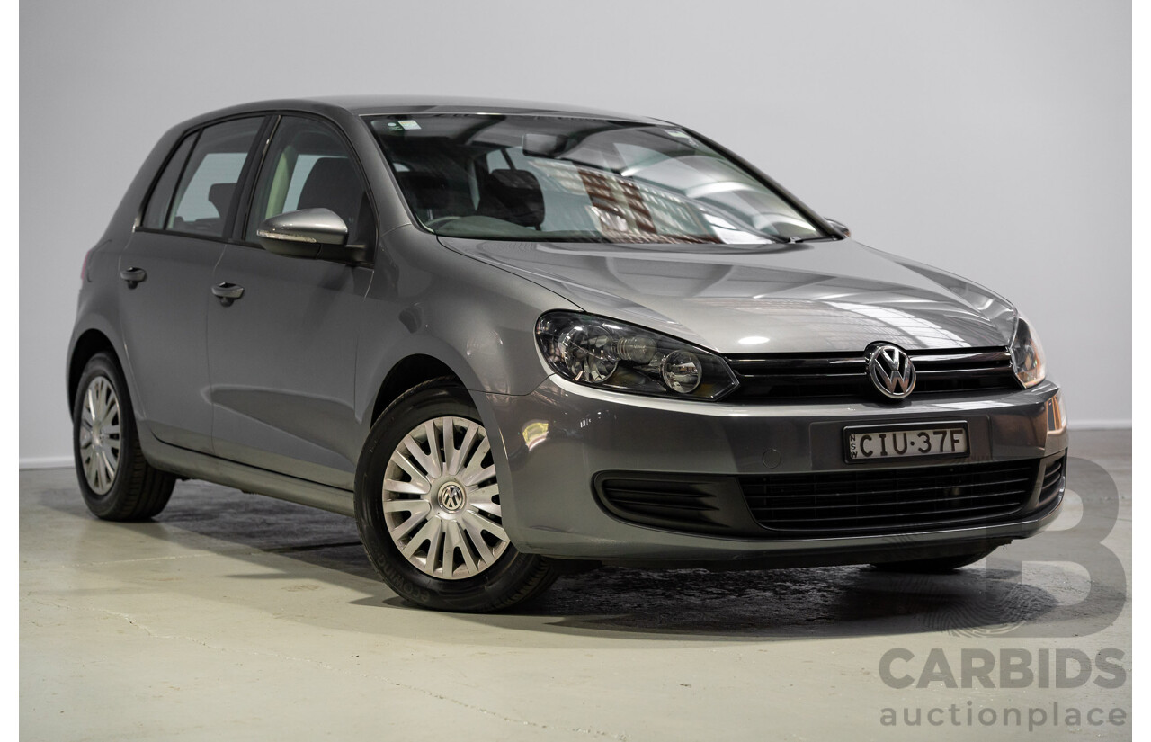 08/2012 Volkswagen Golf 77 TSI 1K MY13 5D Hatchback Grey Turbo 1.2L