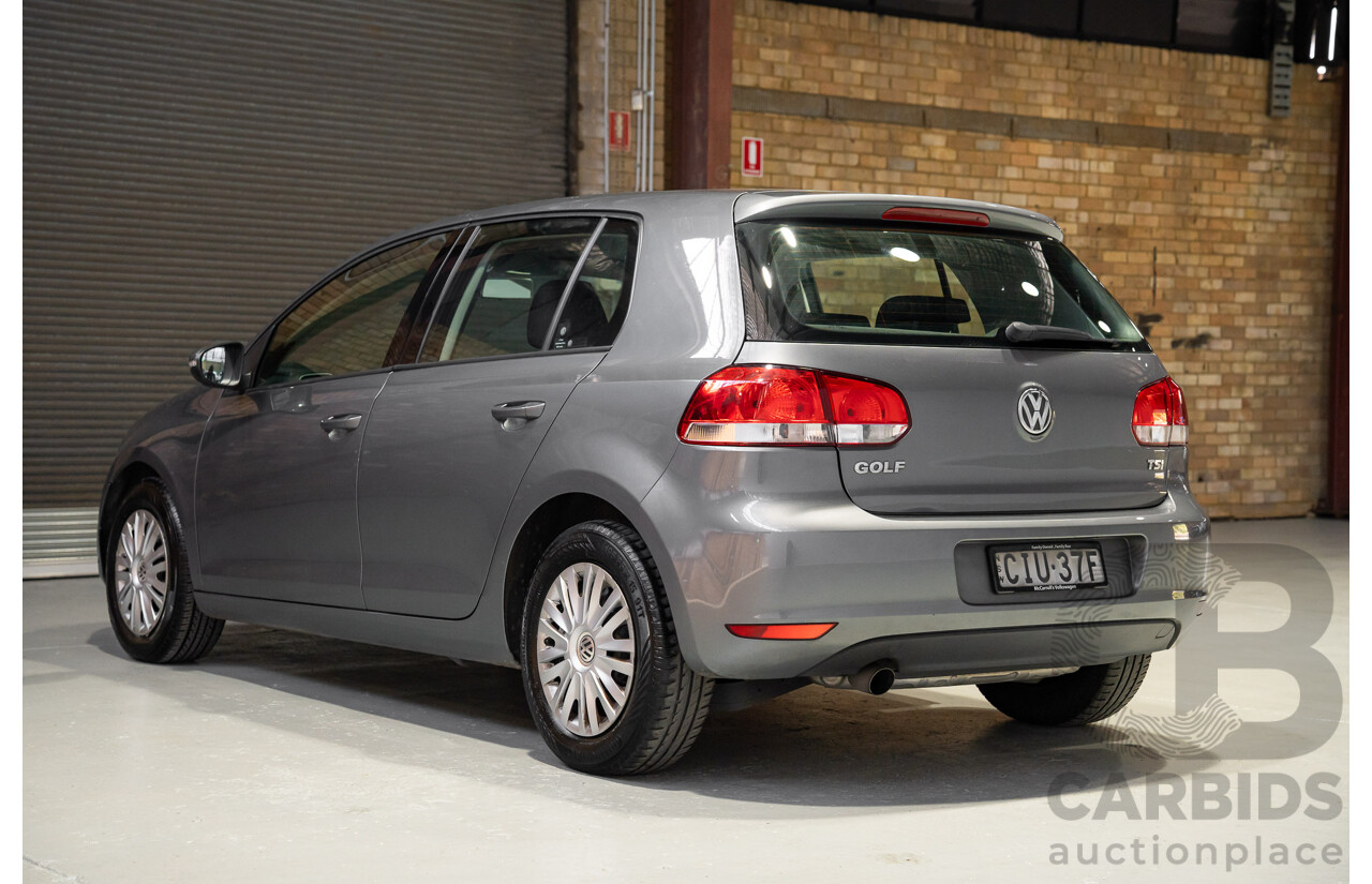 08/2012 Volkswagen Golf 77 TSI 1K MY13 5D Hatchback Grey Turbo 1.2L