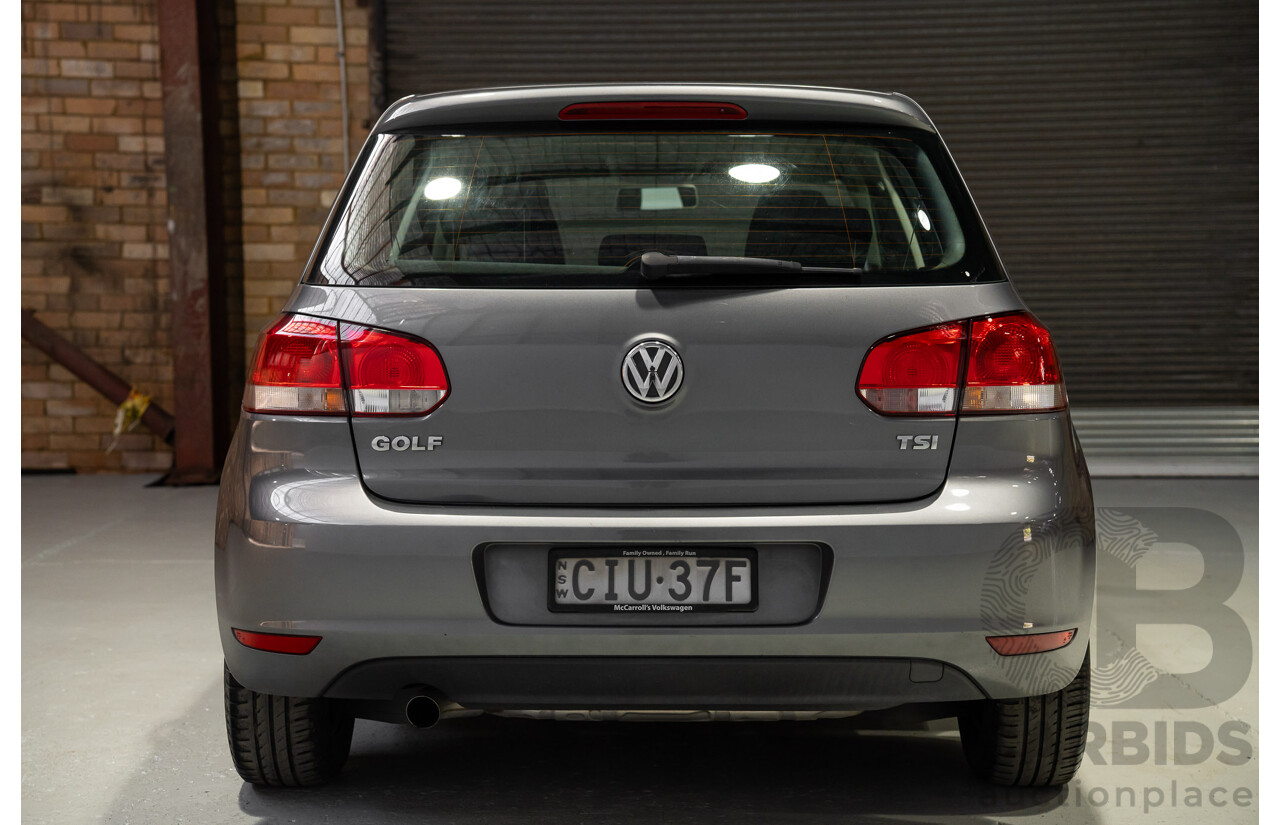 08/2012 Volkswagen Golf 77 TSI 1K MY13 5D Hatchback Grey Turbo 1.2L
