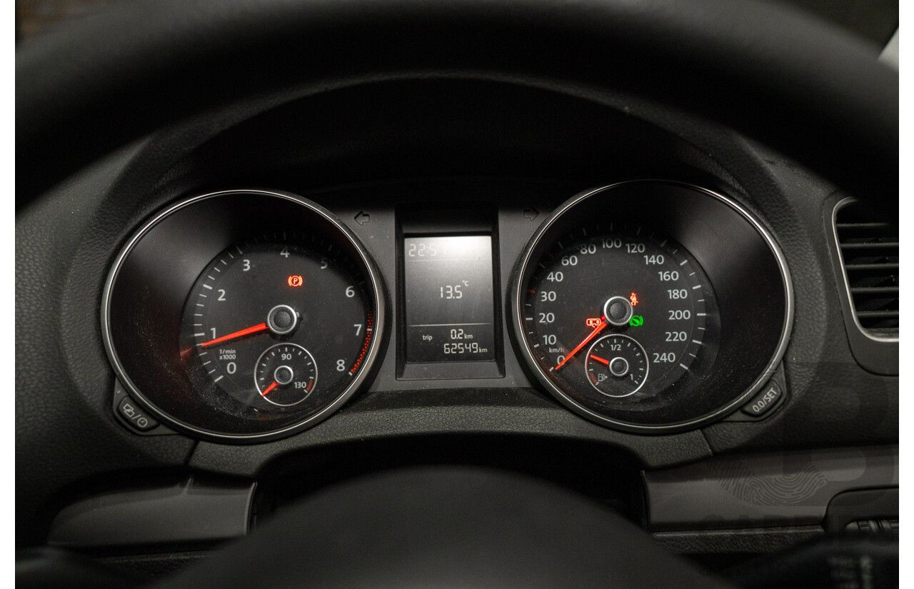 08/2012 Volkswagen Golf 77 TSI 1K MY13 5D Hatchback Grey Turbo 1.2L