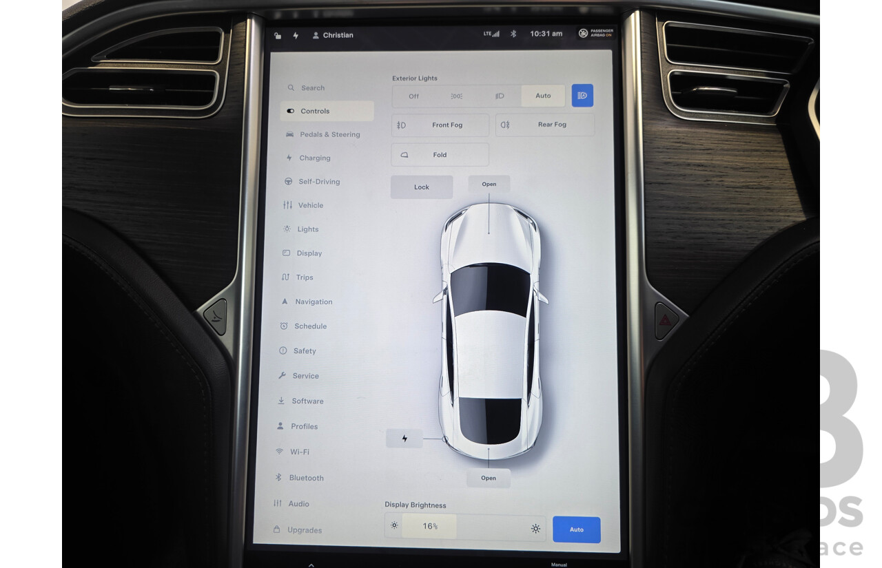 11/2014 Tesla Model S 85 (RWD) 4D Hatchback Silver Electric