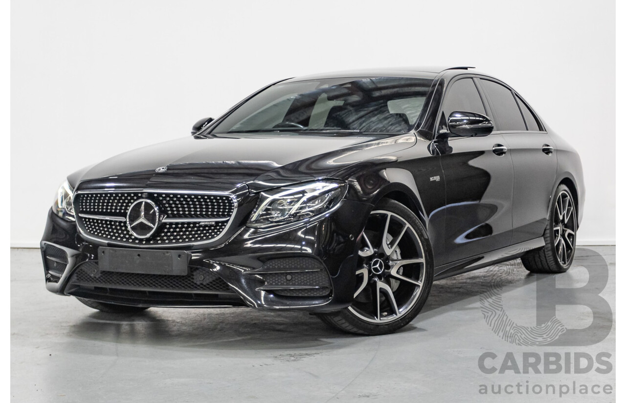 6/2017 Mercedes-Benz E43 AMG (AWD) 213 4d Sedan Obsidian Black Metallic Twin Turbo V6 3.0L