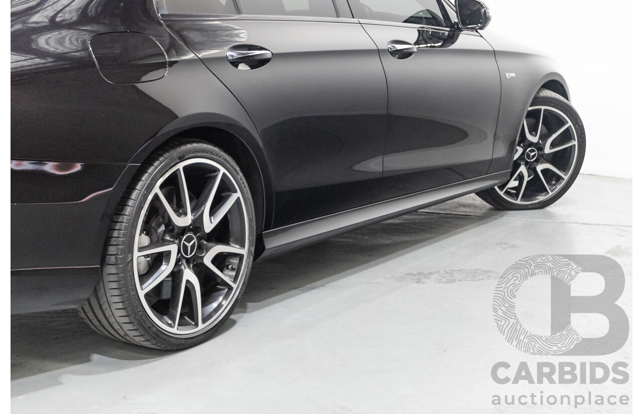 6/2017 Mercedes-Benz E43 AMG (AWD) 213 4d Sedan Obsidian Black Metallic Twin Turbo V6 3.0L