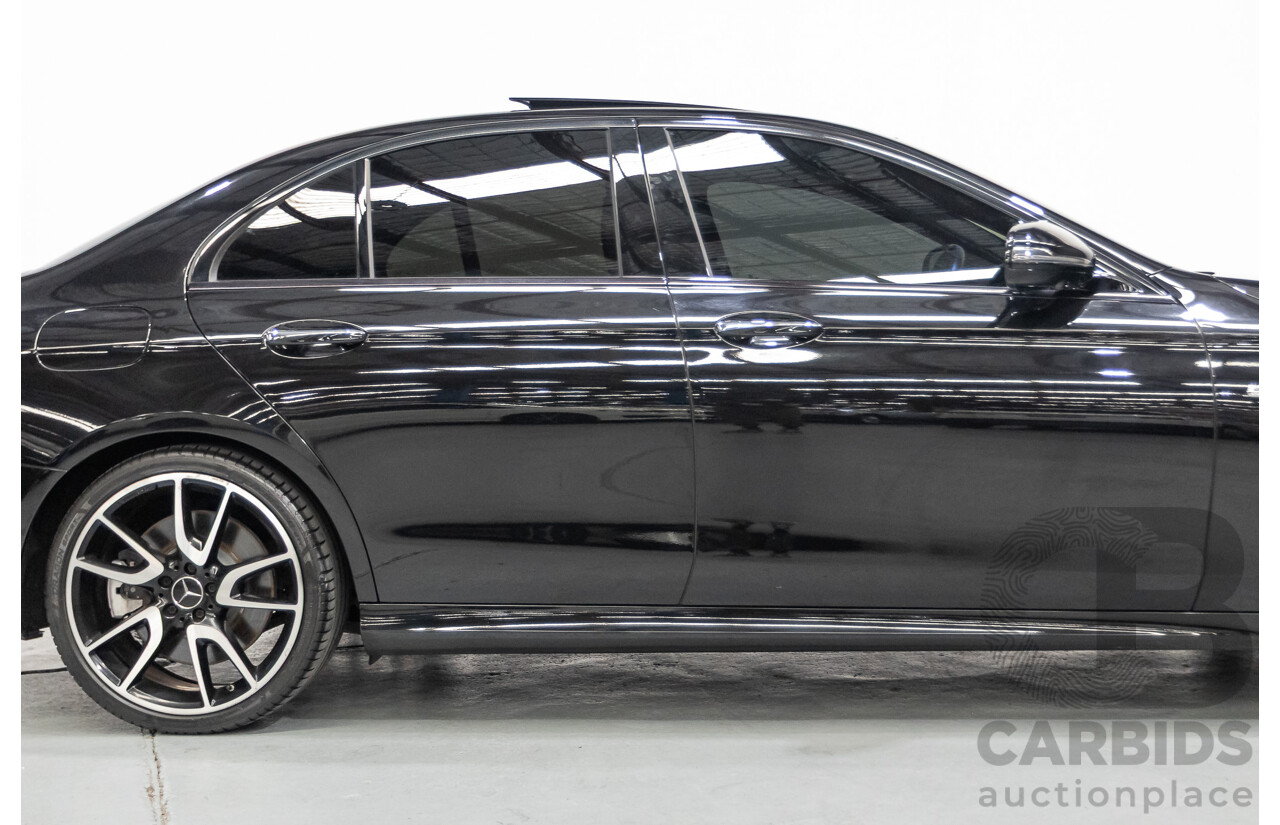 6/2017 Mercedes-Benz E43 AMG (AWD) 213 4d Sedan Obsidian Black Metallic Twin Turbo V6 3.0L