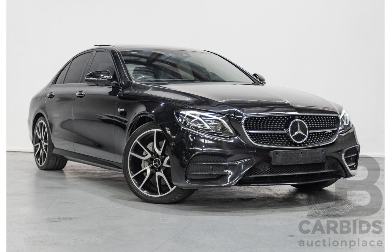 6/2017 Mercedes-Benz E43 AMG (AWD) 213 4d Sedan Obsidian Black Metallic Twin Turbo V6 3.0L
